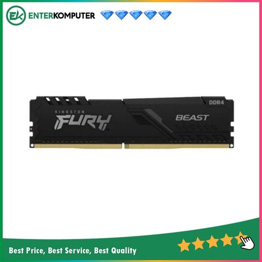 Star+Kingston Fury Beast DDR4 3200MHz 16GB (1x16GB) - KF432C16BB/16